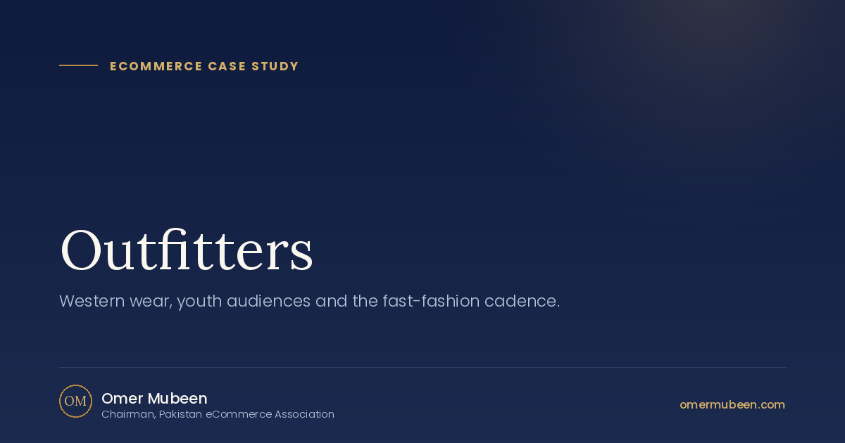 Outfitters eCommerce case study — analysis by Omer Mubeen